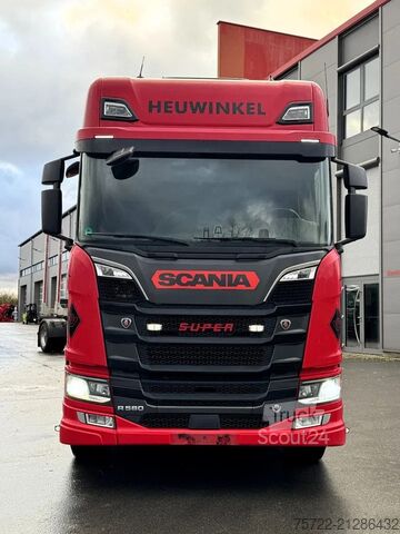 Transporteur de bois Scania R580 6x4 Kurzholz LKW mit Epsilon M12Z 83