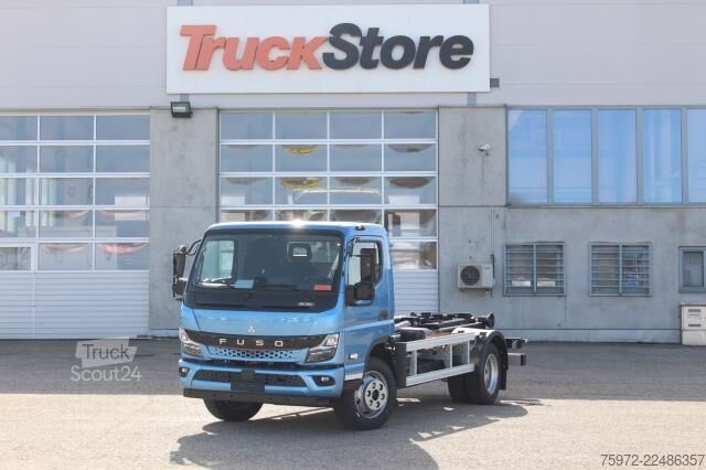 Ruloninė konteinerinė savivartis Mitsubishi eCanter 9C18E Abrollkipper mit Haken
