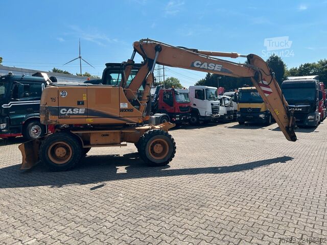 Escavadora sobre rodas CASE Mobilbagger WX165