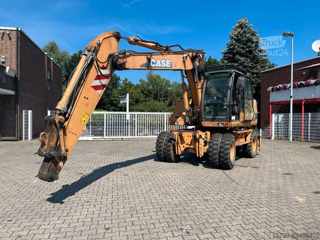 Escavadora sobre rodas CASE Mobilbagger WX165