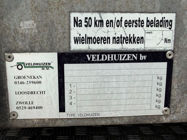 Camion porte-voitures IVECO 40c17 + Veldhuizen P33-2 Minisattel, Stapler