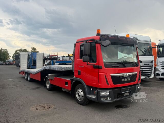 ناقلة سيارات MAN TGL 8.250 + Minisattel, Maschinentransport, Kl.3