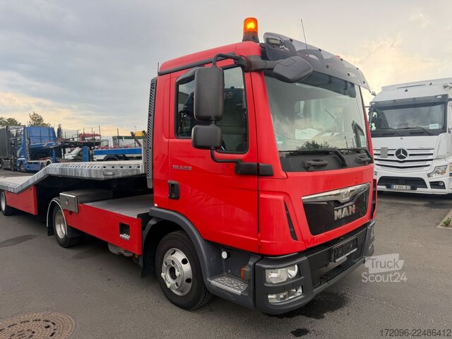ناقلة سيارات MAN TGL 8.250 + Minisattel, Maschinentransport, Kl.3
