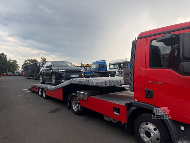 ناقلة سيارات MAN TGL 8.250 + Minisattel, Maschinentransport, Kl.3