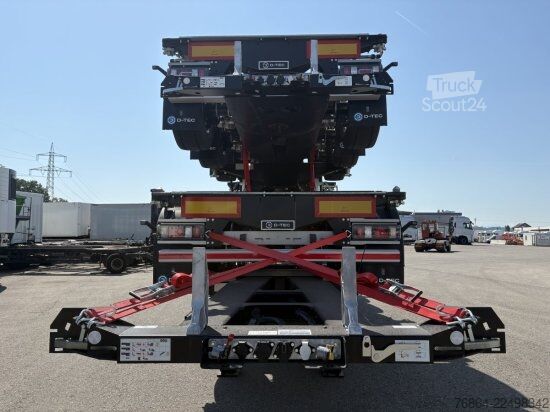 Vaihtolava-puoliperävaunu D-Tec D-TEC VCC-01 CONTAINERCHASSI, MITTEL-UND HECKAUSSCHUB, LIFTACHSE, ADR BESCHEINIGUNG