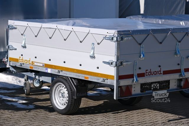 Car trailer EDUARD HL 2014 Hochlader 200 x 145 cm gebremst