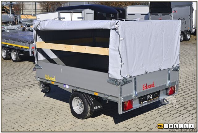 Autotrailer EDUARD HL2014 GE gebremster Hochlader 200x145