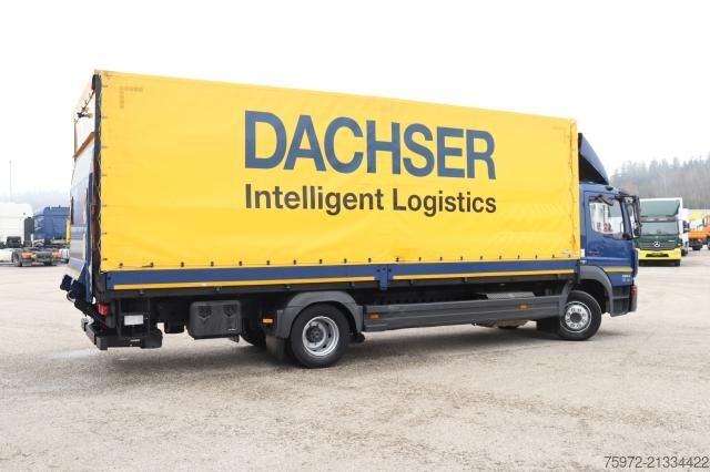 Platós teherautó ponyvával Mercedes-Benz Atego 1224 L