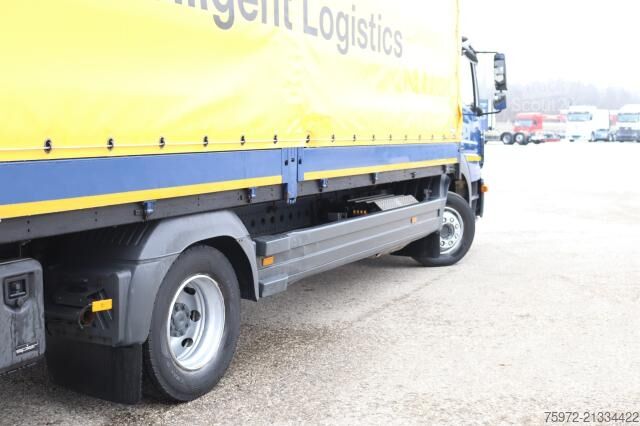 Platós teherautó ponyvával Mercedes-Benz Atego 1224 L