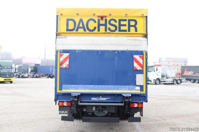 Platós teherautó ponyvával Mercedes-Benz Atego 1224 L