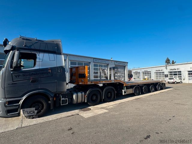 Låglastarsläpvagn NOOTEBOOM OVB-75-05 Ballastauflieger gelenkt