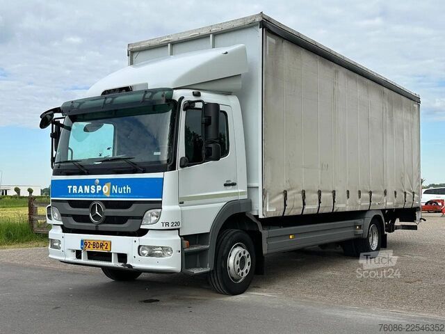 валіза Mercedes-Benz Atego 1218 bakwagen met laadklep 2000kg!