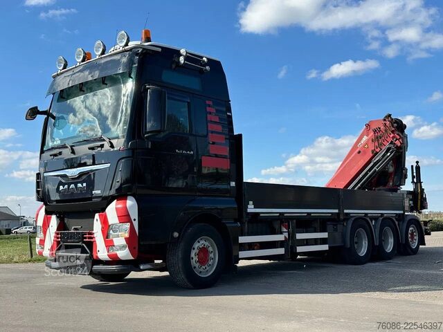 Jeřábové vozidlo MAN TGX 35.480!!8x4 TRIPLE!!HIAB 62tm!!CRANE/GRUE!!...