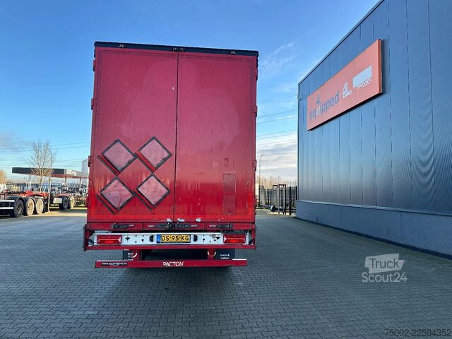 Skjutbara presenningar Pacton nieuwe zeilen / alu zijborden + planken / hardh...