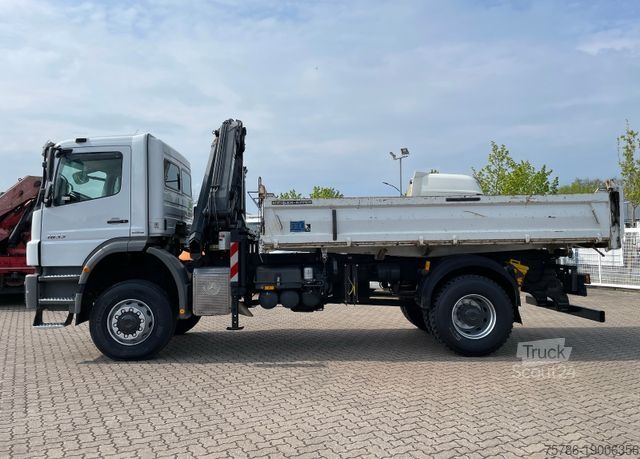 Driezijdige kipper MERCEDES-BENZ Axor 1833 AK 4x4/ Meiller/ MKG 10m=1t/ Org. 139t
