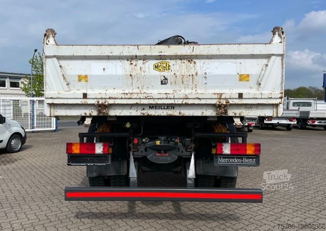 Driezijdige kipper MERCEDES-BENZ Axor 1833 AK 4x4/ Meiller/ MKG 10m=1t/ Org. 139t