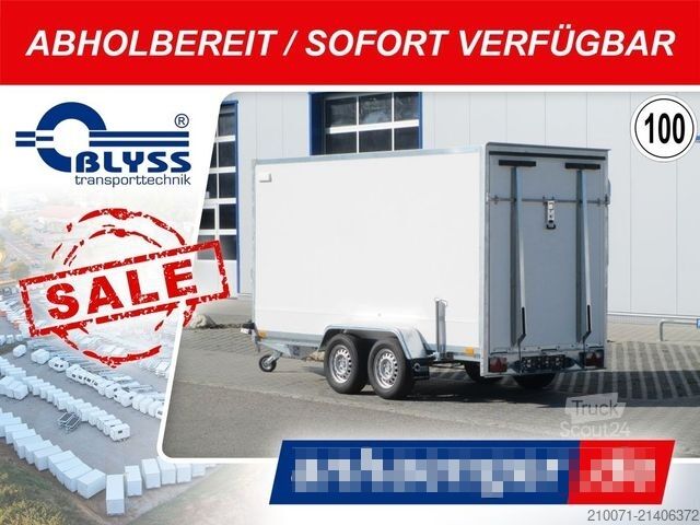 PKW-Anhänger BLYSS Aktion! Kofferanhänger 358x146x180cm 2700kg zGG