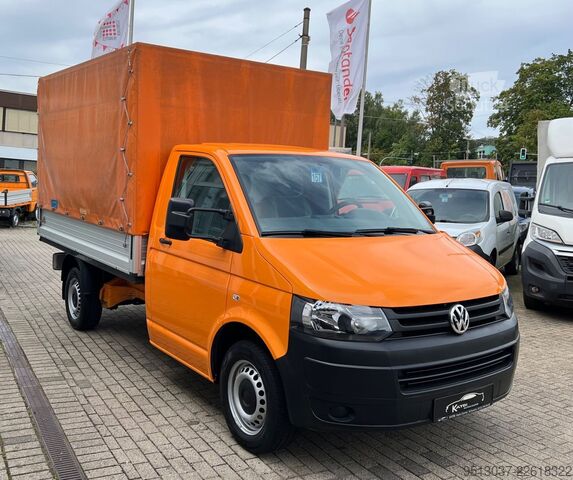 Transportador con plataforma y toldo VW T5 2.0 Benzin/CNG Pritsche + Plane L2 HU neu
