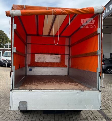 Transportador con plataforma y toldo VW T5 2.0 Benzin/CNG Pritsche + Plane L2 HU neu