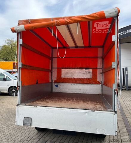 Transportador con plataforma y toldo VW T5 2.0 Benzin/CNG Pritsche + Plane L2 HU neu