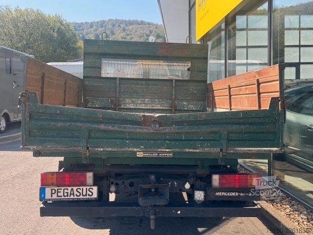 Benne tri-benne MERCEDES-BENZ 814 D LKW 4x2 Meiller Kipper 3-Seitenkipper 7,5t