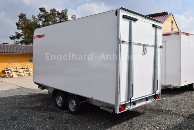 Тентованный прицеп TOMPLAN TFSP 420T.00 Kofferanhänger 4,2x2x2,1m 2,7t  HL