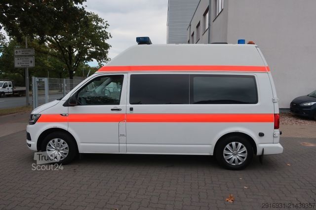 Brandbil VOLKSWAGEN T6 KTW Hochdach lang 1. Hand/ SHZ / Fzg. Nr:A1