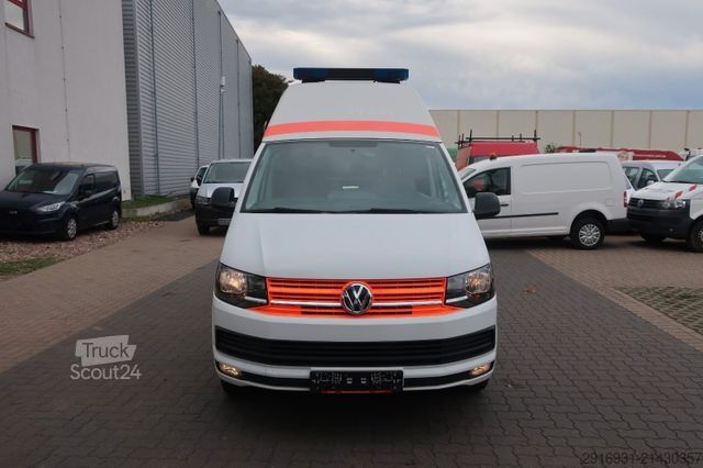 Brandbil VOLKSWAGEN T6 KTW Hochdach lang 1. Hand/ SHZ / Fzg. Nr:A1