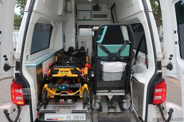 Brandbil VOLKSWAGEN T6 KTW Hochdach lang 1. Hand/ SHZ / Fzg. Nr:A1