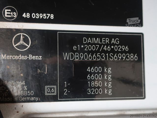 Dubă cu acoperiș înalt MERCEDES-BENZ Sprinter 516CDI Werkstatt/SHZ/ AHK / Fzg. Nr:111