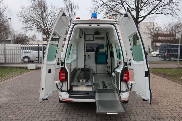 Brandbil VOLKSWAGEN T6 Transporter Hochdach lang/KTW/Klima/Automatik