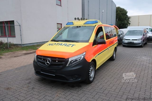 Brandbil MERCEDES-BENZ Vito 119 CDI Notarzteinsatzfahrzeug 1. Hand