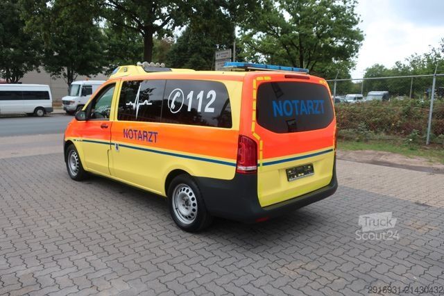 Brandbil MERCEDES-BENZ Vito 119 CDI Notarzteinsatzfahrzeug 1. Hand