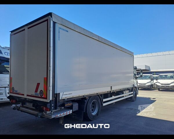 Vakio vetoauto IVECO MOTRICE IVECO EUROCARGO 180 320 CASSONE CON CENTINA E SPONDA IDRAULICA