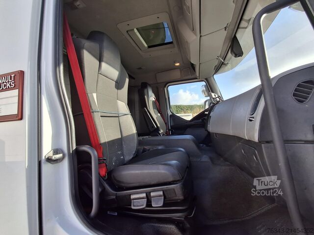 Camion plateau avec bâche RENAULT D26 WIDE 380 - 6X2 - E6 - RETARDER