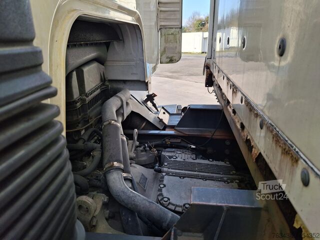 Camion plateau avec bâche RENAULT D26 WIDE 380 - 6X2 - E6 - RETARDER