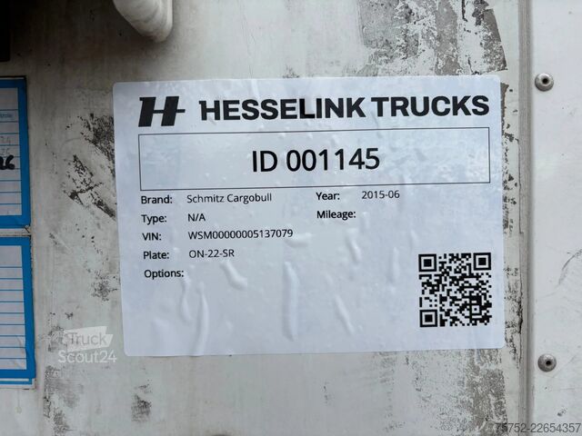 Transporte refrigerado/congelado Schmitz Cargobull N/A Carrier Vector 1550 D+E 250H 265B APK/TUV 0...
