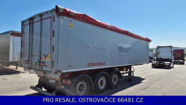 Semirremolque volquete SCHWARZMÜLLER KIS 3/E - KIPPER 50 m3 - Fe / Al + LIFTACHSE