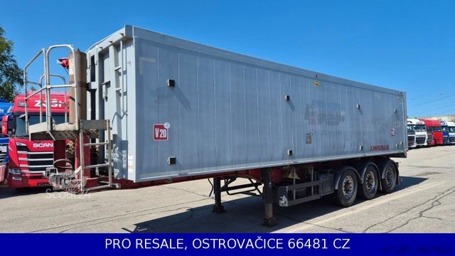 Semirremolque volquete SCHWARZMÜLLER KIS 3/E - KIPPER 50 m3 - Fe / Al + LIFTACHSE