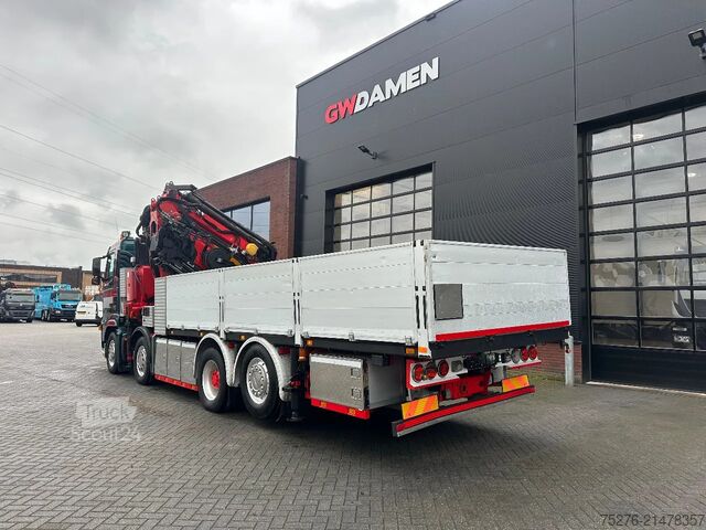 Kranwagen Volvo FH 520 8x2 Effer 850 + Fly jib, winch Euro 5