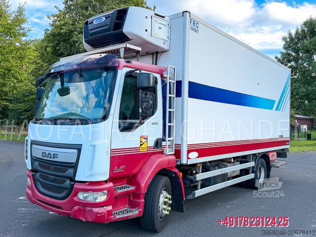 Soğutuculu kamyon DAF LF 210 Fleischerhacken-Automatik-Carrier