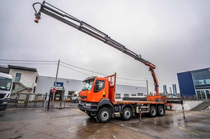 Laadplatform RENAULT KERAX 430 DXI+PALFINGER 26T/m /5 EXT.