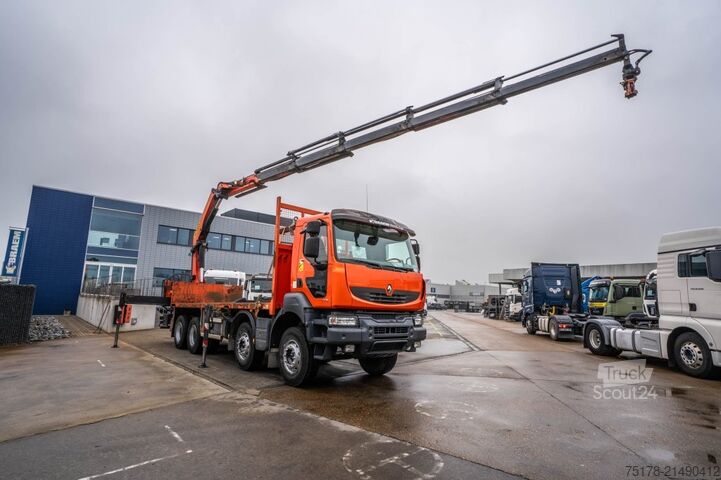 Laadplatform RENAULT KERAX 430 DXI+PALFINGER 26T/m /5 EXT.