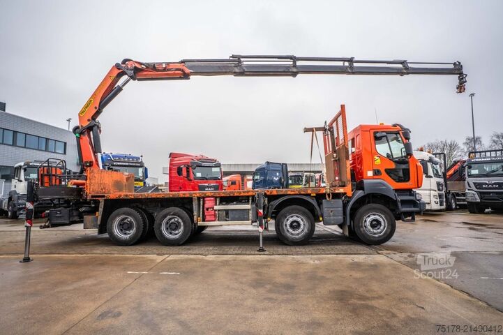 Laadplatform RENAULT KERAX 430 DXI+PALFINGER 26T/m /5 EXT.