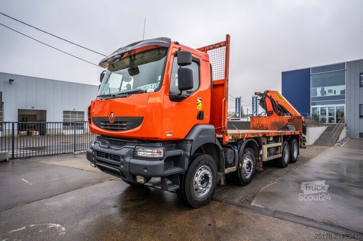 Laadplatform RENAULT KERAX 430 DXI+PALFINGER 26T/m /5 EXT.