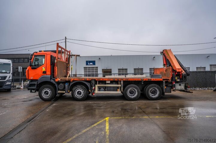 Laadplatform RENAULT KERAX 430 DXI+PALFINGER 26T/m /5 EXT.