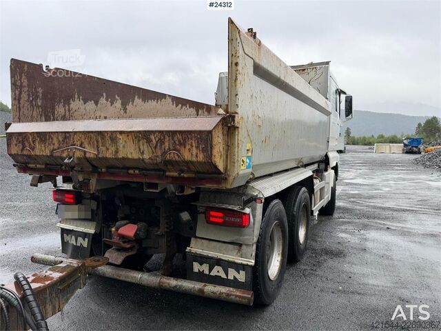Tipper MAN TGX 26.580 6x4 snow plow equipped tipper truck