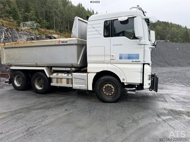 Tipper MAN TGX 26.580 6x4 snow plow equipped tipper truck