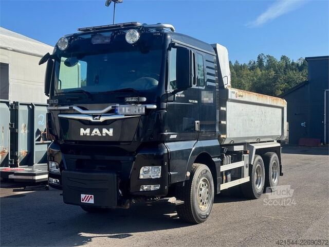 Tipper MAN TGX 33.580 6x4 Snow Plow-Equipped Tipper Truck