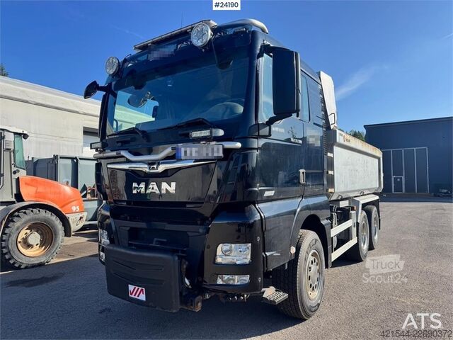 Tipper MAN TGX 33.580 6x4 Snow Plow-Equipped Tipper Truck
